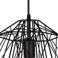 thumbnail image 6 of CWI Lighting Bagheera 1 Light Down Contemporary Metal Pendant in Black, 6 of 7