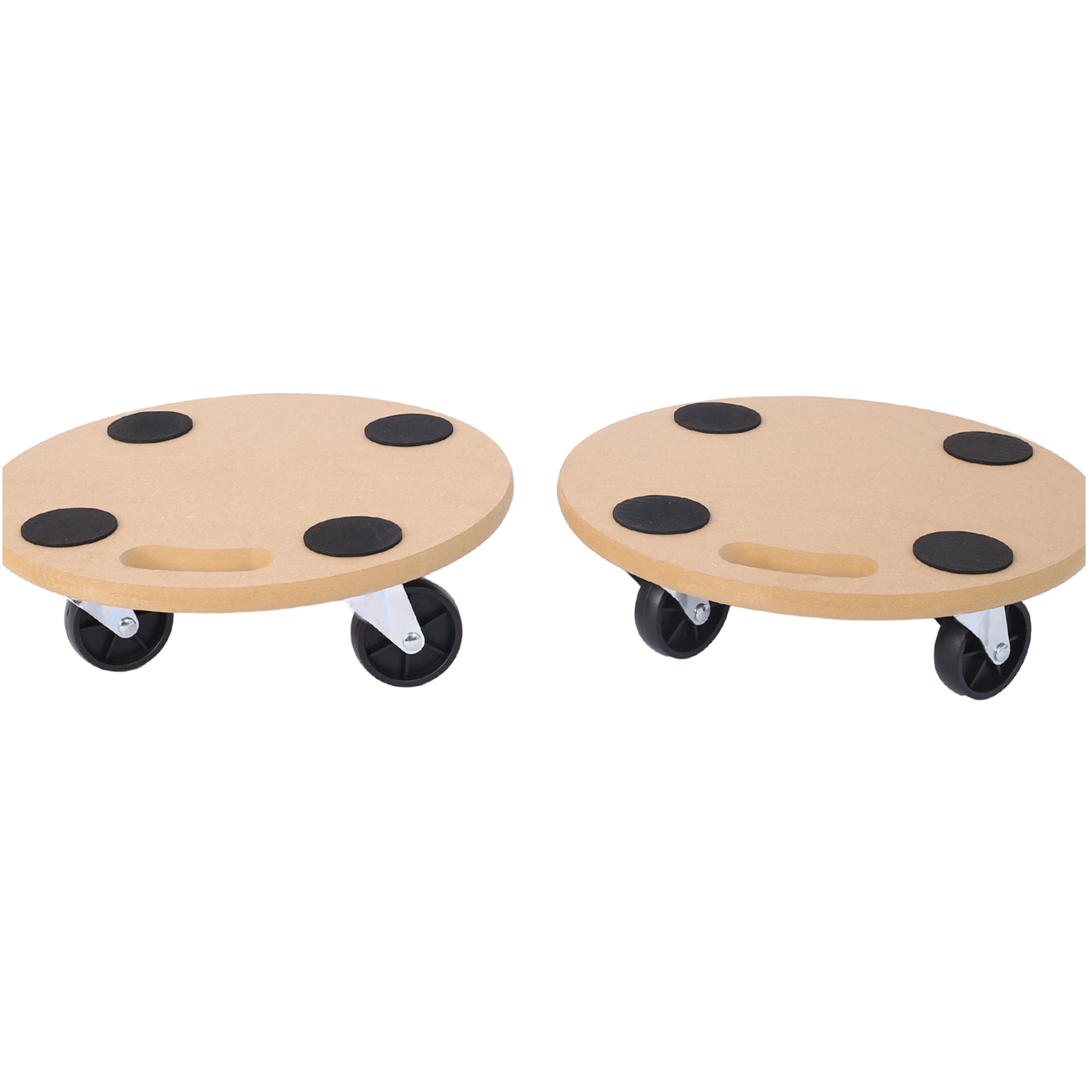 JERFIT 500 lbs Heavy Duty Furniture Dolly, 15 inch 4-Pack Wood Moving Platform with Wheels for Appliance, Piano, Couch, Sofa, Fridge