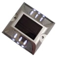 thumbnail image 1 of CAIROYAR Reflector LED de aluminio cuadrado que parpadea y se apaga NUEVO US Solar Stud, 1 of 7