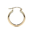 thumbnail image 2 of Arracada De Oro De 14k Lisa De 18mm, 2 of 16
