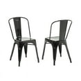 thumbnail image 2 of Monarch Specialties Black Glossy Metal 33"H Cafe Chair, Set of 2, 2 of 2