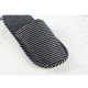 thumbnail image 3 of 1 par de pantuflas desechables antideslizantes, cómodas y gruesas, plegables, para hombre, para hoteles, viajes y exteriores (gris), 3 of 5