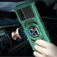 thumbnail image 3 of Robotic Series Dual Layer Hybrid Case with Ring Holder for TCL Stylus 5G - Green, 3 of 3