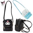 thumbnail image 2 of Mochila escolar de doble uso con correa ajustable para el hombro, bolsa de Anime Kawaii Mini Kuromi Mymelody Cinnamoroll Kitty Cat, regalo de moda, 2 of 4