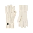 thumbnail image 2 of Beige Winter Gloves for Men Women Christmas Knitted Gloves Polyester Wool Warm Touchscreen Thermal Fleece Stretchy Knit Gloves for Cold Weather Winter Gifts A, 2 of 7