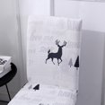 thumbnail image 4 of Funda extraíble para silla con estampado navideñofunda elástica para asiento de banquete (cervatillo) Ndcxsfigh Nuevos Originales, 4 of 5