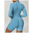 thumbnail image 2 of Chaqueta de Yoga for mujer, chaqueta de Yoga deportiva for correr al aire libre con cremallera, chaqueta de manga larga, ropa de Yoga de secado rápido for niñas, 2 of 7