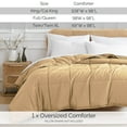 thumbnail image 2 of Southshore Fine Living, Inc. Twin/XL Comforter, Down-Alternative, Twin Bedspread, All Seasons, Gold, 2 of 9