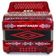 thumbnail image 4 of Montanari 3412 Accordéon 3S EAD Accordéon Rouge, 4 of 4