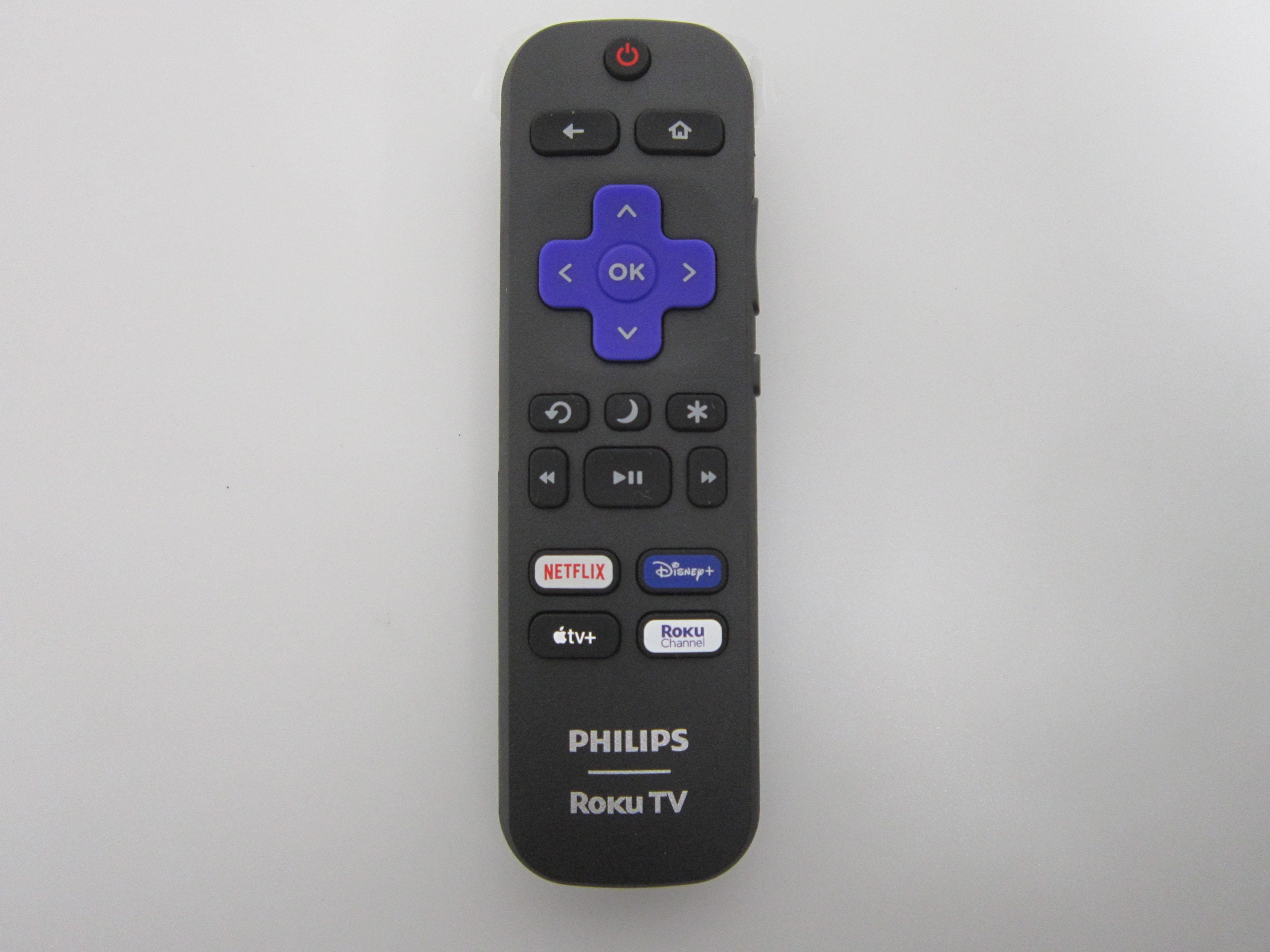 Philips 32PFL6452/F7 Netflix Disney+ AppleTV+ Roku Remote 3226001226V2