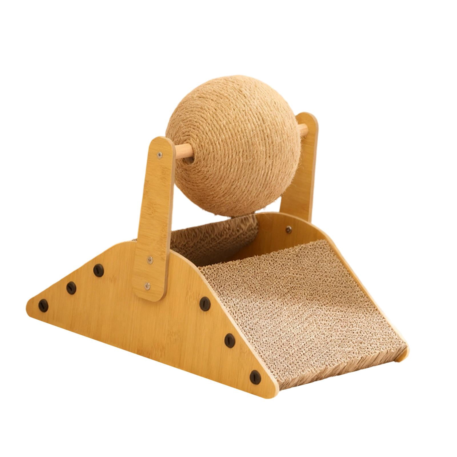 Bvdfgk Cat Scratcher Bed Kitten Scratch Pad Furniture Protector Sisal Scratcher Board with Ball for Sleeping Lying Playing Curled up S