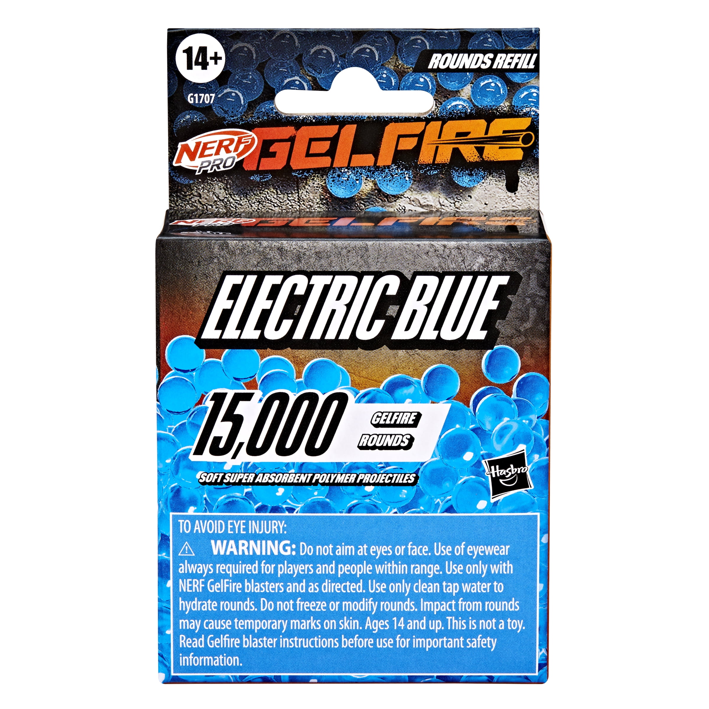 Nerf Pro Gelfire Round Refill, 15,000 Gel Rounds, for Use with Nerf Pro Blasters, Ages 14+