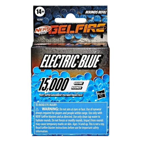 Nerf Pro Gelfire Round Refill, 800 Rounds, for Use with Nerf Pro Blasters, Ages 14 