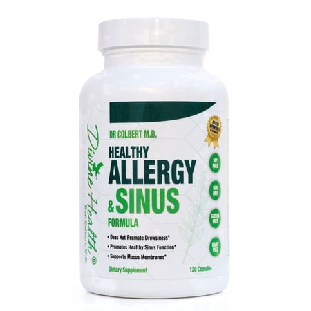 Dr. Colbert, MD | by Divine Health | Healthy Sinus Formula Allergy & Sinus Support | 60 Servings