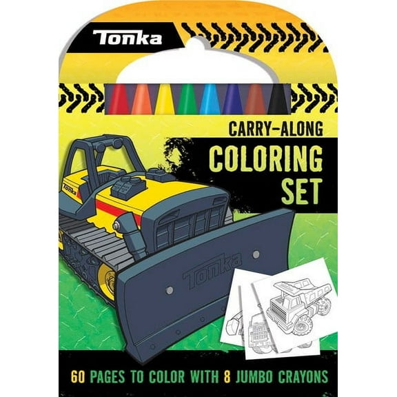 Grace Baranowski: Tonka: Carry-Along Coloring Set, 120 pages (Hardcover)