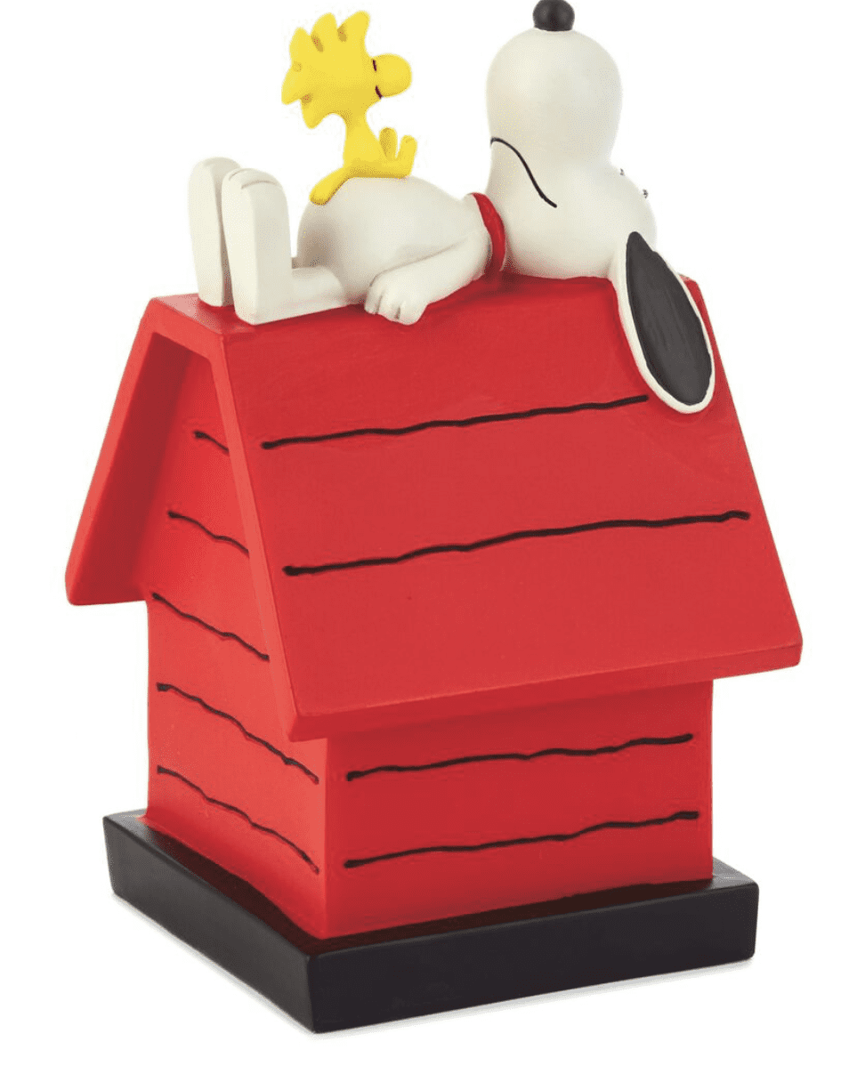 Hallmark Peanuts Snoopy Smile Doghouse Resin Perpetual Calendar New 