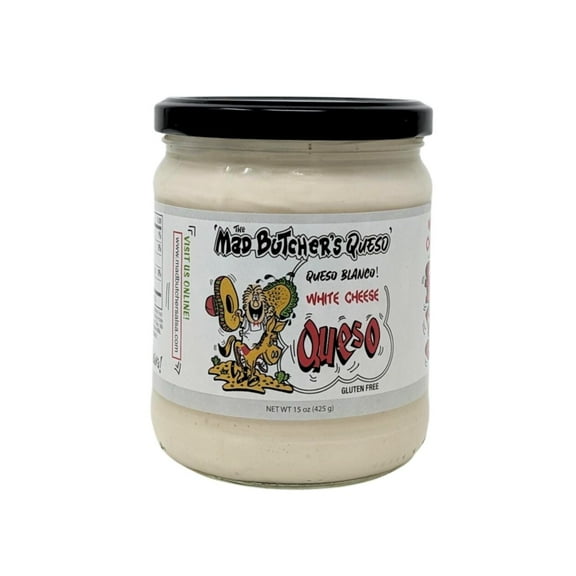 The Mad Butcher's Queso Blanco 15 oz Jar