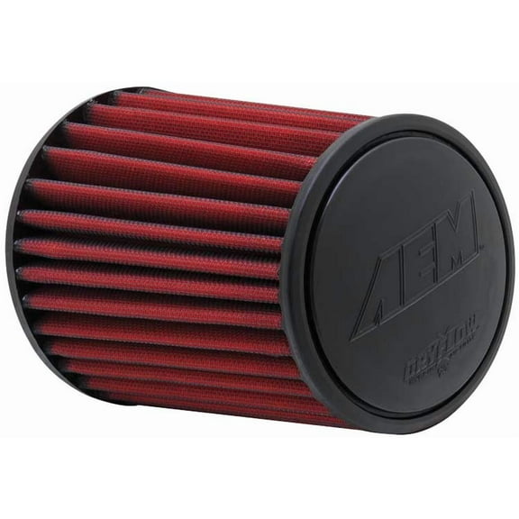 AEM Dryflow Universal Engine Air Filter: Washable, Multi-Layer Protection, Engineered to Boost Horsepower, AEM-21-2113DK