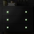 thumbnail image 5 of 4PCS Square Cabinet Fluorescence Knob Glowing in the Dark Furniture Drawer Pulls Handle with Screws Anchor, 5 of 5