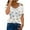 Multicolor, variant on Palato Women's Plus Size Tops,Women's Casual Off The Shoulder Lace Regular Fit Short Sleeve Tops V-Neck Shirt Tops