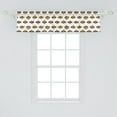 thumbnail image 2 of Ambesonne Cartoon Window Valance, Funny Monkeys Bananas, 42" x 12", Pale Brown Yellow Brown, 2 of 3