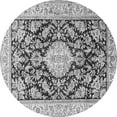 thumbnail image 1 of Ahgly Company Indoor Round Medallion Gray Traditional Area Rugs, 6' Round, 1 of 1