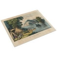 thumbnail image 3 of Print: On The St. Lawrence: Indian Encampment, circa 1856, 3 of 4