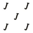 thumbnail image 2 of Ruiboury Metal Letters House Numbers Not Easy To Fade Easy To Install Metal House Number Plaque Iron Decoration Doorplate B17--J 5Set, 2 of 6