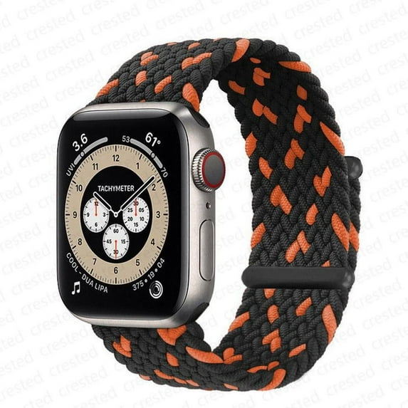 LEIXIUER Nylon Braided Solo Loop for Apple Watch Band 44mm 40mm 45mm 38mm 42mm 41mm 49mm Ultra for Women Men, Elastic Nylon Wristbands Strap for iWatch Series 8 7 6 5 4 SE 3 2 1 Accessories