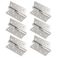 thumbnail image 3 of Juego de 6 bisagras con bandera para puerta, muebles, rodamiento silencioso, bisagra a tope, accesorios de Hardware para el hogar, 3 of 5