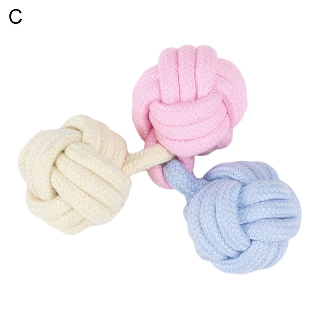 Trayknick Jouet pour Animaux de Compagnie Super Doux Usure Corde de Coton Résistant Chien d'Intérieur Extérieur Jouet à Mâcher Interactif pour la Maison