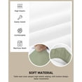 thumbnail image 2 of Sage Green Chair Seat Covers for Dining Room Stretch Chair Seat Covers Set of 4, Farmhouse Sage Green Decor Chair Seat Protector Cushion Slipcovers for Kitchen Restaurant Office, 2 of 6