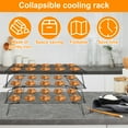 thumbnail image 6 of 3Pcs Cooling Rack Collapsible Baking Cooling Rack Stackable Iron Cooling Rack Non-Stick Cookie Cooling Rack Space Saving Cooling Rack for Cookies Cupcakes Pies Baking, 6 of 7