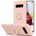 thumbnail image 1 of Galaxy S10 Case, DUEDUE Liquid Silicone Soft Gel Rubber Slim Cover with Ring Kickstand |Car Mount Function,Shock, 1 of 5
