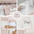 thumbnail image 5 of Portable Baby Changing Table with 1pc Diaper Changing Pad, Height Adjustable Changing Station for Infant and Newborn(Pink), 5 of 6