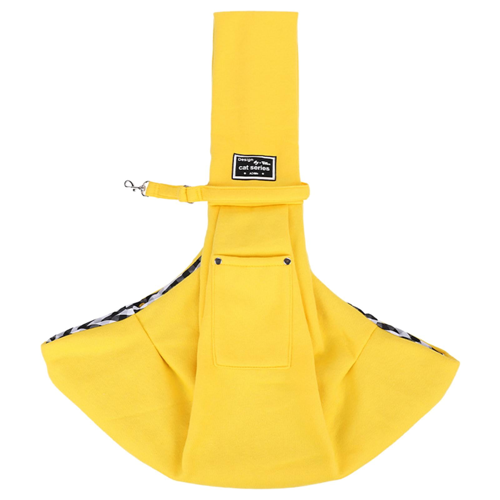 Sac à Dos de Transport pour Chat Chiot Lapin pour Camping Jaune
