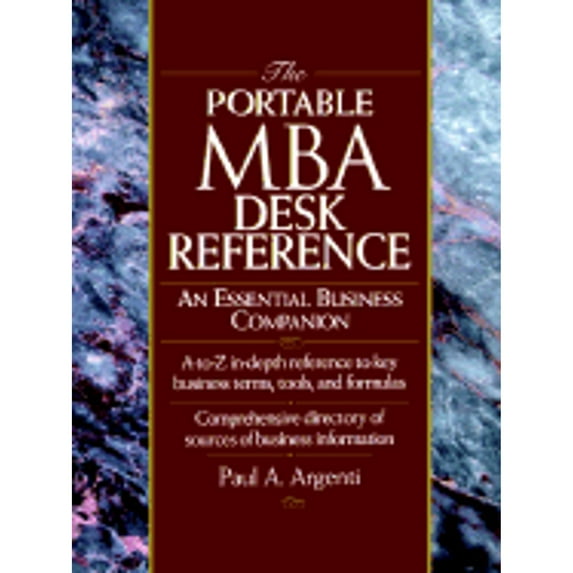 Portable MBA (Wiley): The Portable MBA Desk Reference : An Essential Business Companion (Hardcover)