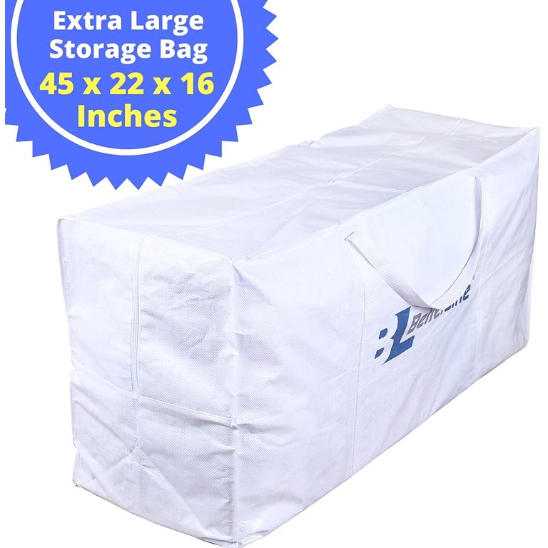 Extra Large Storage Bag - Heavy Duty 45x22x16 Inches Huge Tote Duffel with  Max Load of 100 lbs. (45kg) - Tear-resistant & Water-resistant