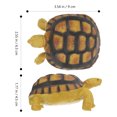 thumbnail image 3 of BRIGHTFUFU Ornamento de tortugas Modelo de animales cognitivos Modelo de tortuga plástica Tortuga de tierra falsa, 3 of 7