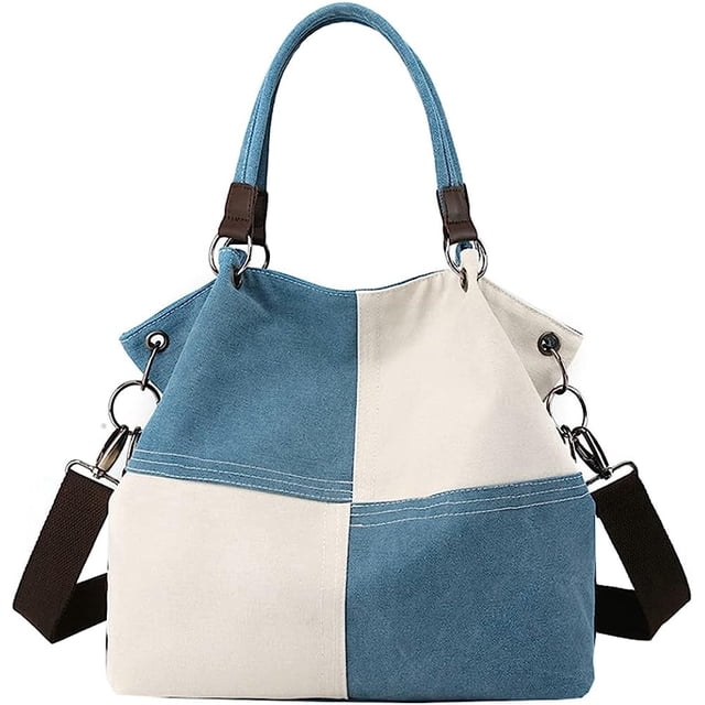 LHSHID Large Hobo Bag Tote Bag Women Canvas Chic Shoulder Bag Crossbody Bag Handbag
