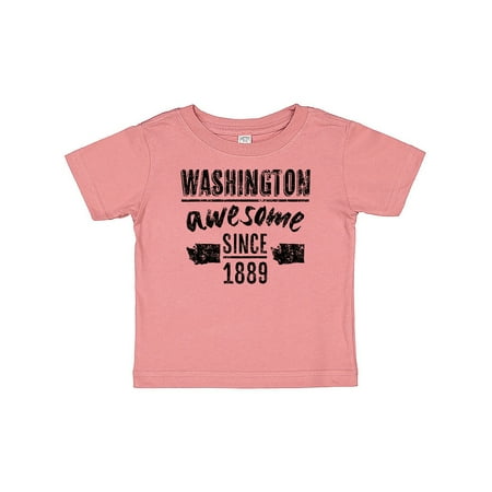 

Inktastic Washington Awesome Since 1889 Gift Baby Boy or Baby Girl T-Shirt