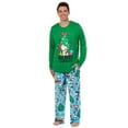 thumbnail image 3 of Peanuts Snoopy Pajamas Men's Merry & Bright 2-Piece Adult Lounge Sleep Set, 3 of 6