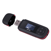 AGPTEK 8GB MP3 Player, Music Player with FM Radio, USB Drive, Recording ,Supports up to 32GB, U3 Black