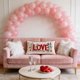 thumbnail image 4 of Funda de almohada bordada con corazón para el Día de San Valentín | Funda de cojín decorativa | Funda de cojín de poliéster para sofá y dormitorio, 4 of 7