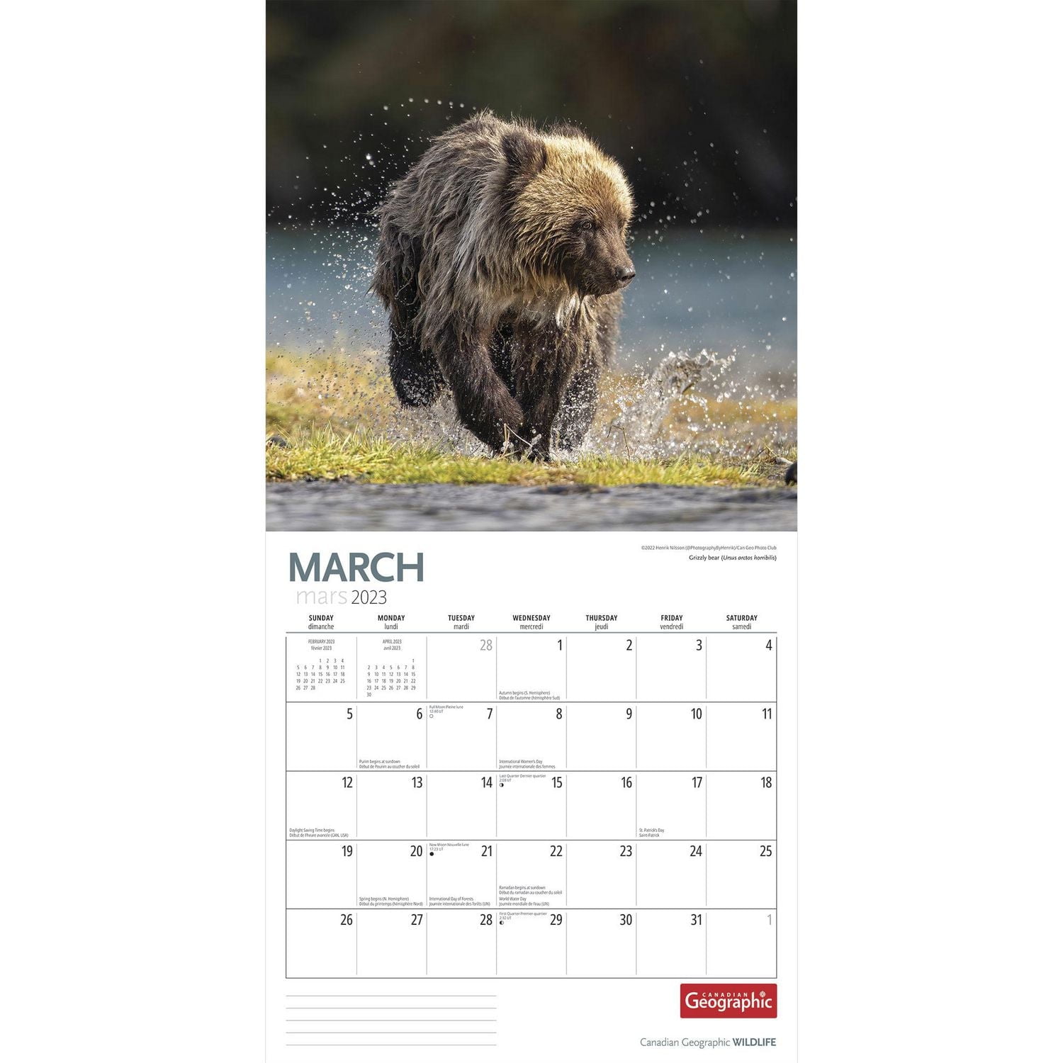 Canadian Geographic Wildlife 2023 Square