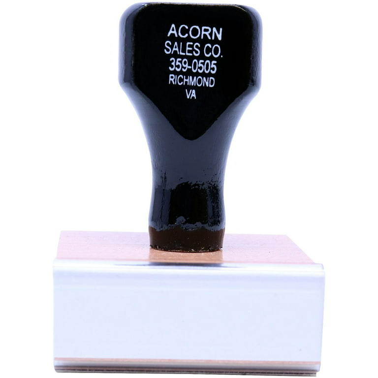 Regular Rubber Stamp Size 1 Diameter - Custom Stamps - Acorn Sales