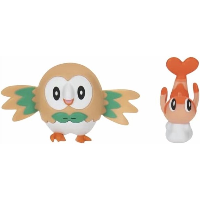 Pokmon Pokemon 5 and 8 cm Battle Figure 2-Pack Tatsugiri & Rowlet - Toy  Figure for Kids 4+ - O - Walmart.com