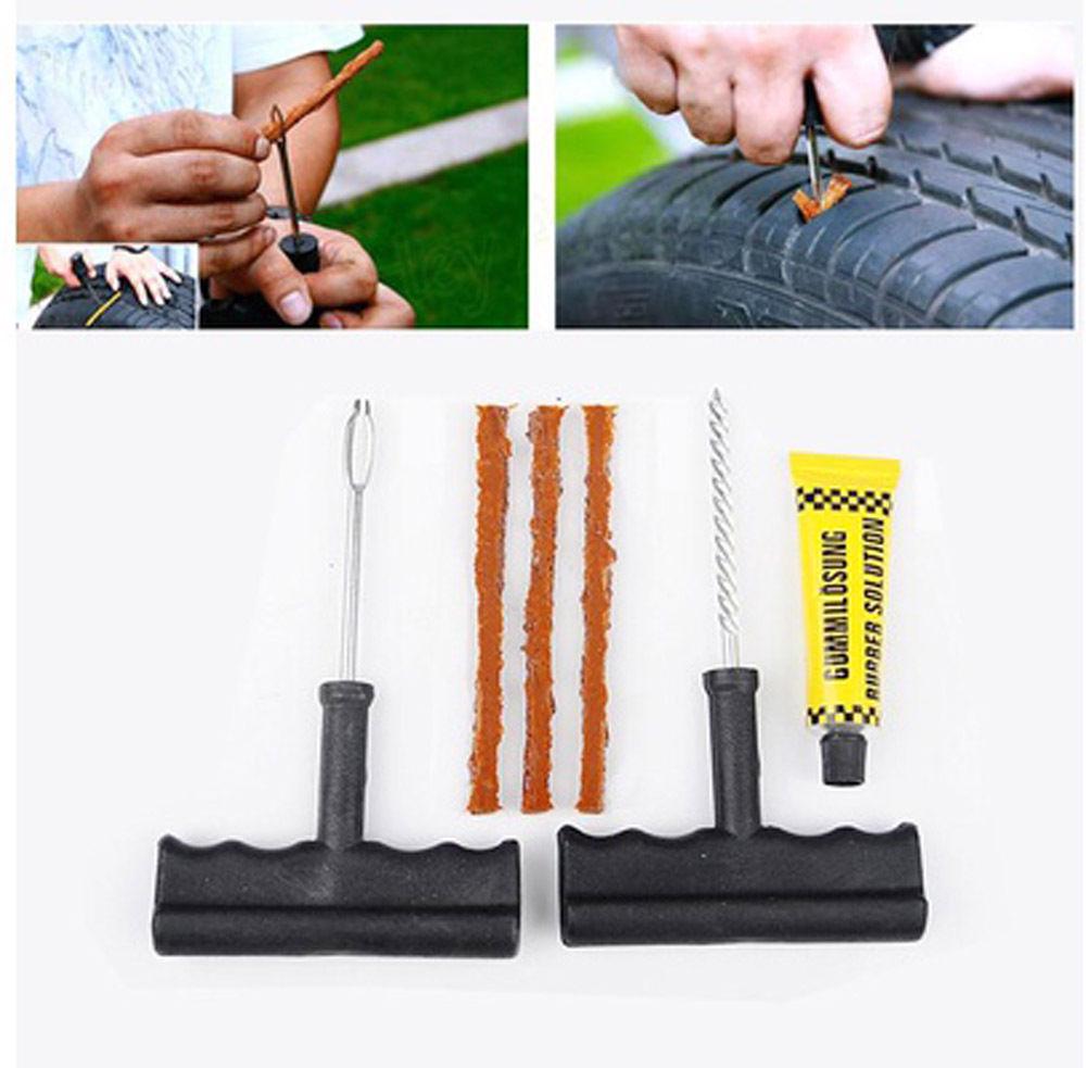 Needle Patch Fix Tools 6*Car Puncture Repair Kit fit Tubeless Tyre