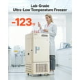 thumbnail image 2 of VEVOR Ultra Low Temperature Freezer Lab Freezer 28 L −40 ℉ to −123 ℉ Adjustable Temp, 2 of 9