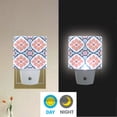 thumbnail image 2 of Yayeee LED Plug in Night Light for The Home with Auto Dusk to Dawn Light Sensors, 2 Pack, Mosaic Flowers Pattern, 2 of 6